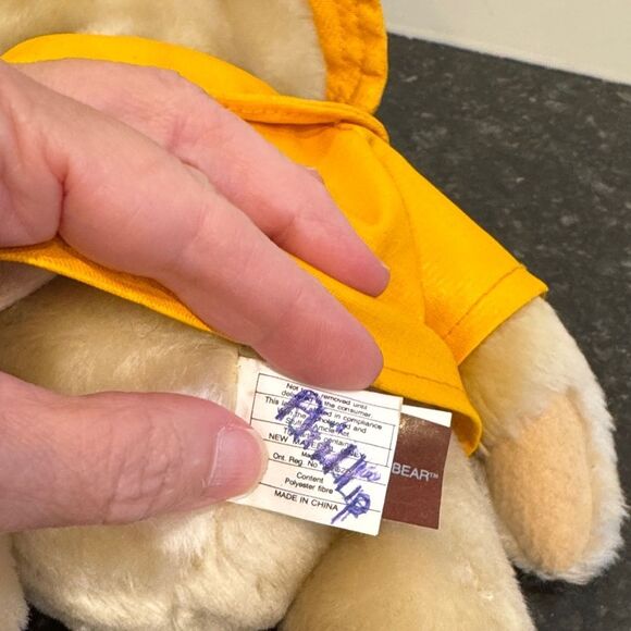 Brass Button Bear Collection-Pickford Bears-Harper with Rain Coat Bear Plush - Picture 9 of 11